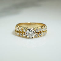 Gold Beauty OMC Diamond Engagement Ring