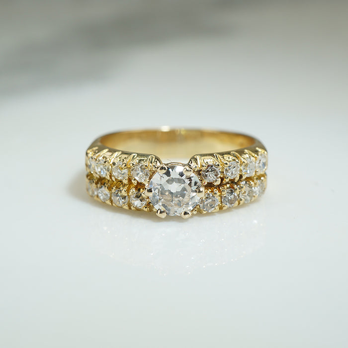 Gold Beauty OMC Diamond Engagement Ring