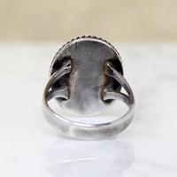Swirling Colors Abalone & Sterling Silver Ring