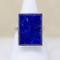 Study in Blue Lapis & Sterling Silver Ring