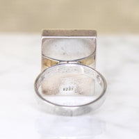 Study in Blue Lapis & Sterling Silver Ring
