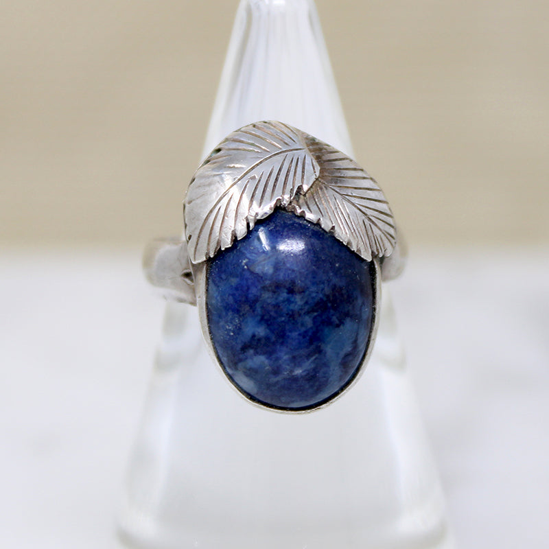 Scrumptious Sterling Silver & Sodalite Blueberry Ring