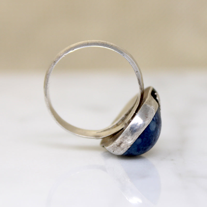 Scrumptious Sterling Silver & Sodalite Blueberry Ring