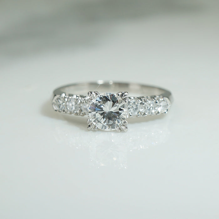 Stunning 1940s Diamond Engagement Ring