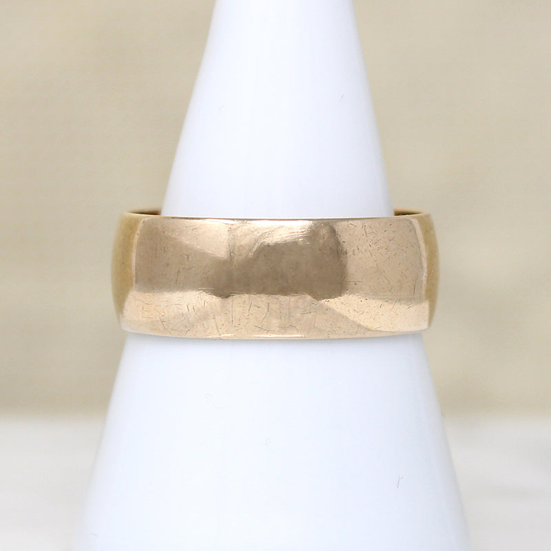 Wonderfully Wide 14k Gold Size 10.5 Band