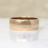 Wonderfully Wide 14k Gold Size 10.5 Band
