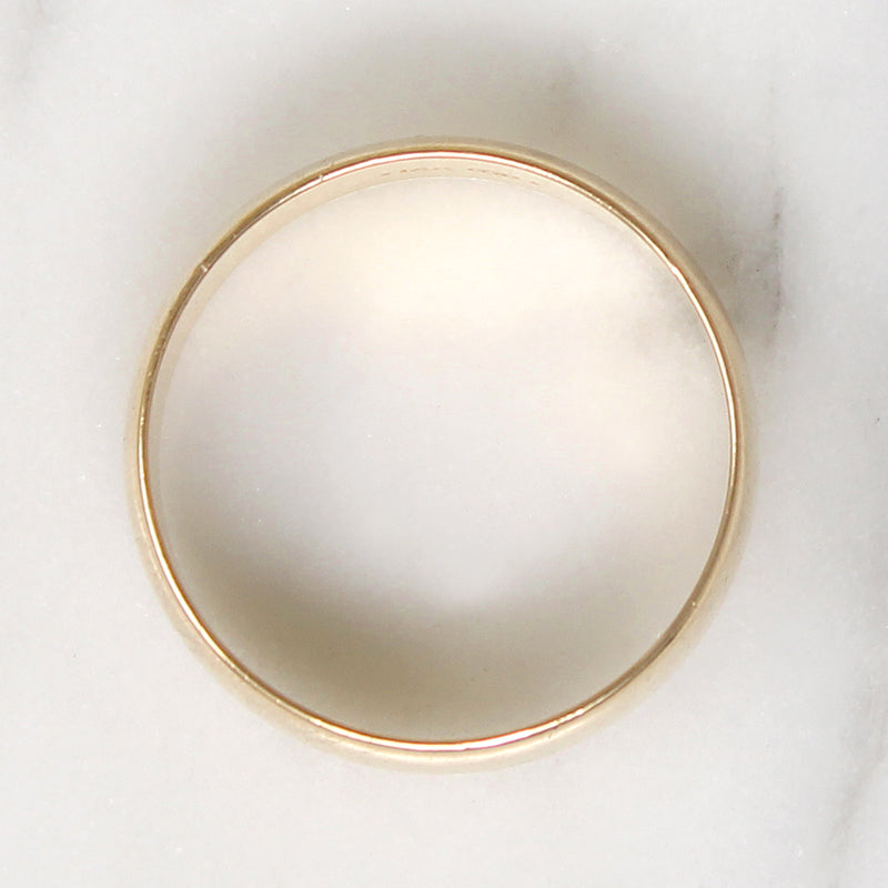 Wonderfully Wide 14k Gold Size 10.5 Band