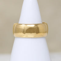 True Luxury Wide 22k Gold Wedding Band