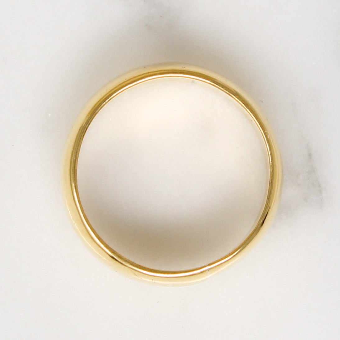 True Luxury Wide 22k Gold Wedding Band