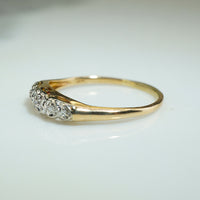 Sweet Two-Tone Diamond Band