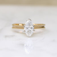 Brilliant 1.22ct Marquise Diamond Solitaire Ring