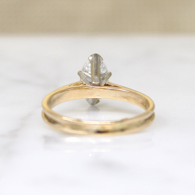 Brilliant 1.22ct Marquise Diamond Solitaire Ring