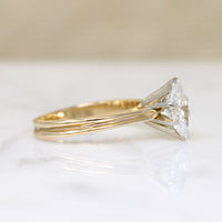 Brilliant 1.22ct Marquise Diamond Solitaire Ring