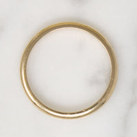 Classic Size 10 14k Gold Wedding Band