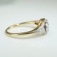 Edwardian Double Diamond Ring