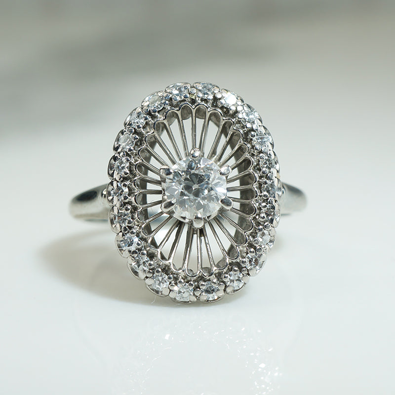 Jabel 1930s Diamond Spoke Ring