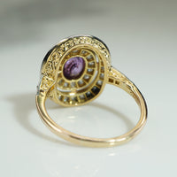 Gorgeous Edwardian Pink Sapphire Diamond Ring