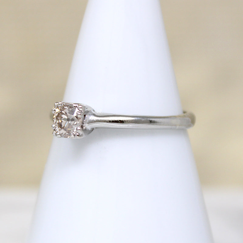 Elegant .40ct Old European Cut Diamond Solitaire Ring
