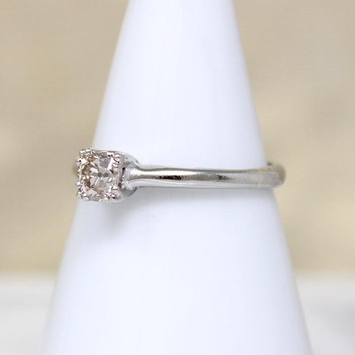 Elegant .40ct Old European Cut Diamond Solitaire Ring