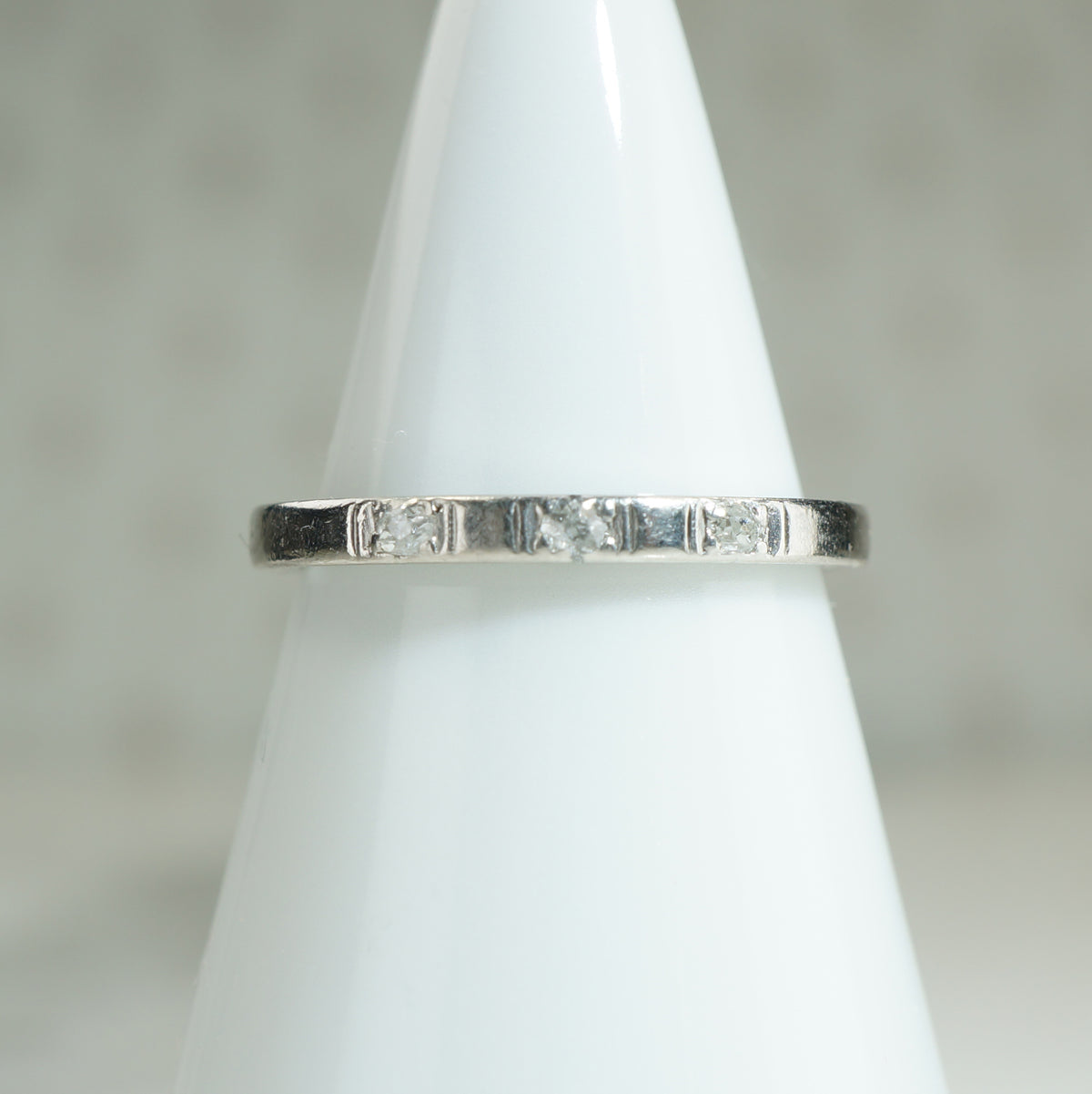 Platinum Diamond Wedding Band