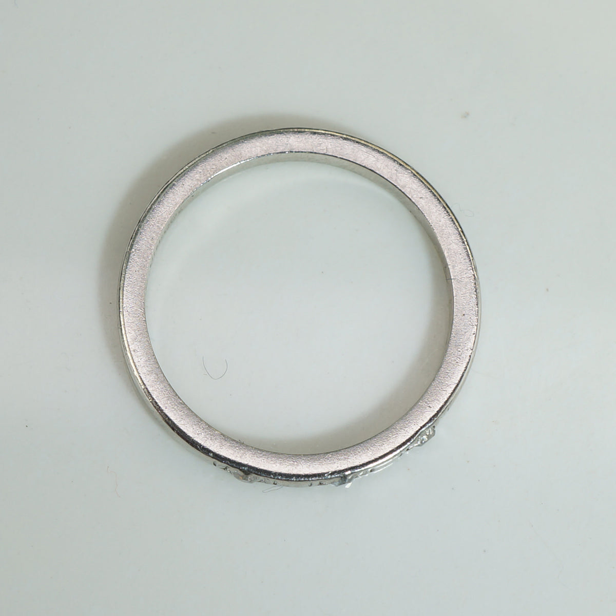 Platinum Diamond Wedding Band