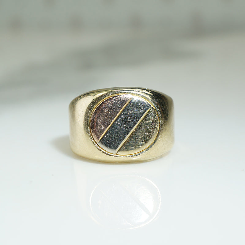 Pinky Gold Signet Ring