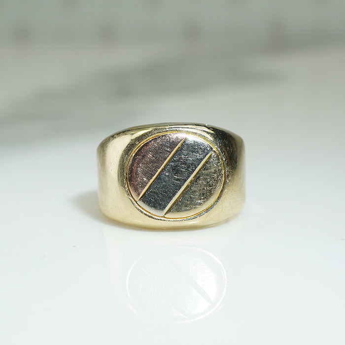 Pinky Gold Signet Ring