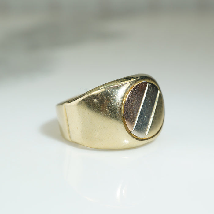 Pinky Gold Signet Ring