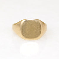Buttery 10k Gold 1930s Signet Ring