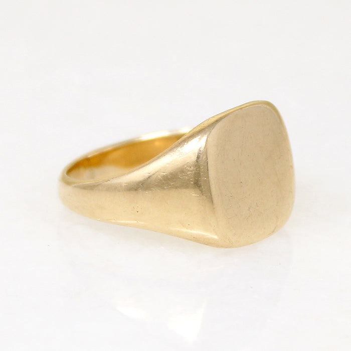 Buttery 10k Gold 1930s Signet Ring