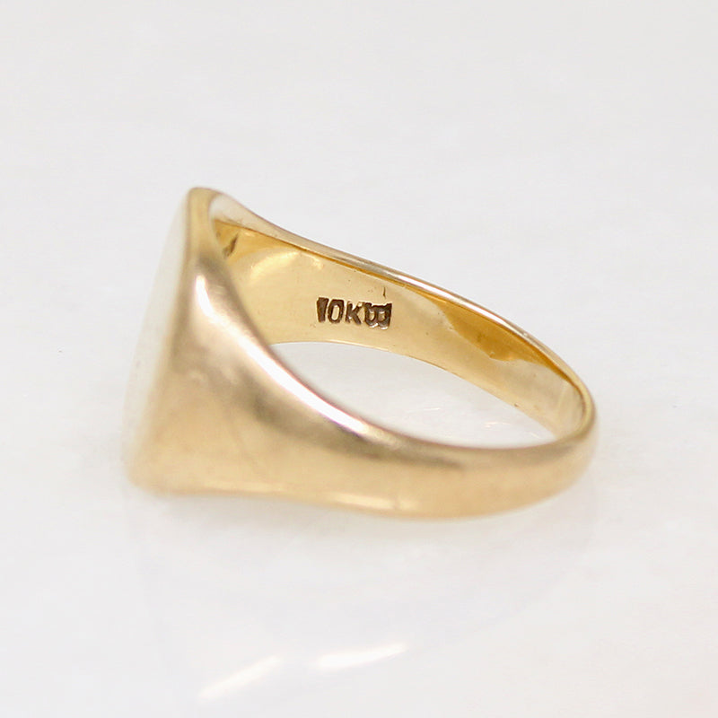 Buttery 10k Gold 1930s Signet Ring