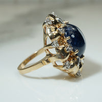 Sublime Burma Sapphire and Diamond Ring