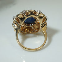 Sublime Burma Sapphire and Diamond Ring