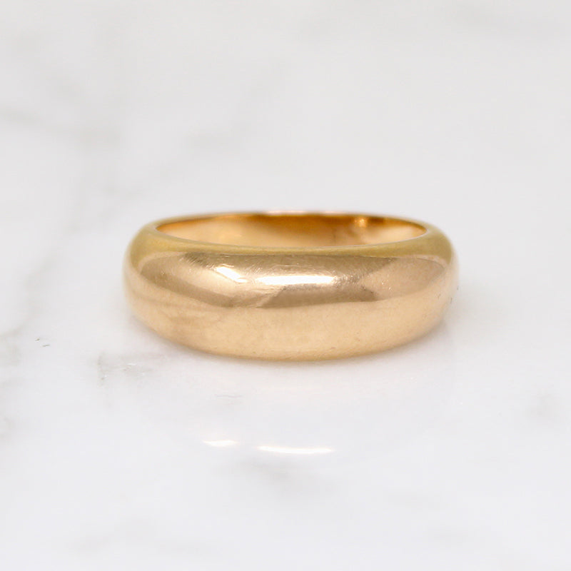 Voluptuous 18k Gold Dome Ring