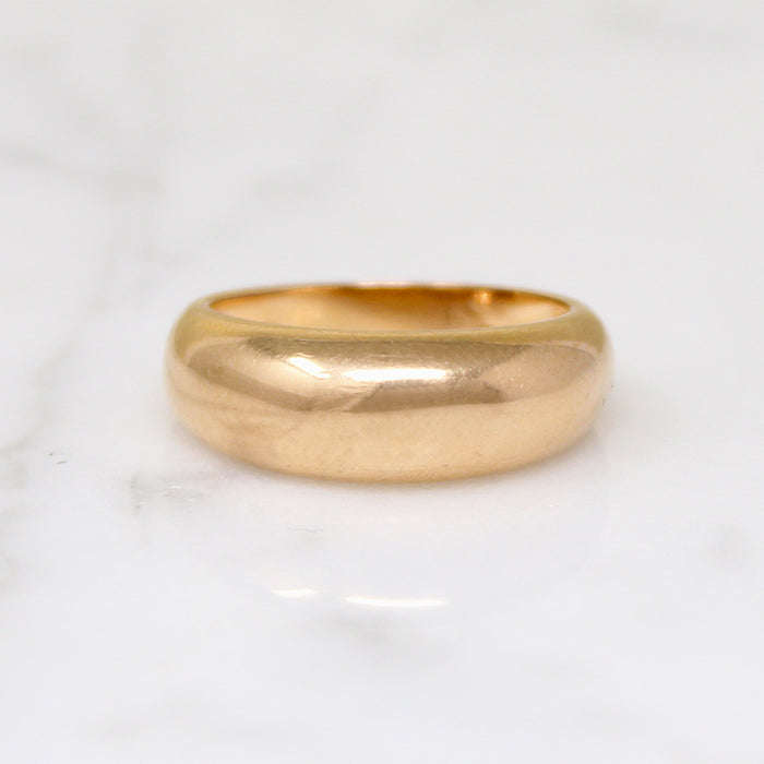 Voluptuous 18k Gold Dome Ring