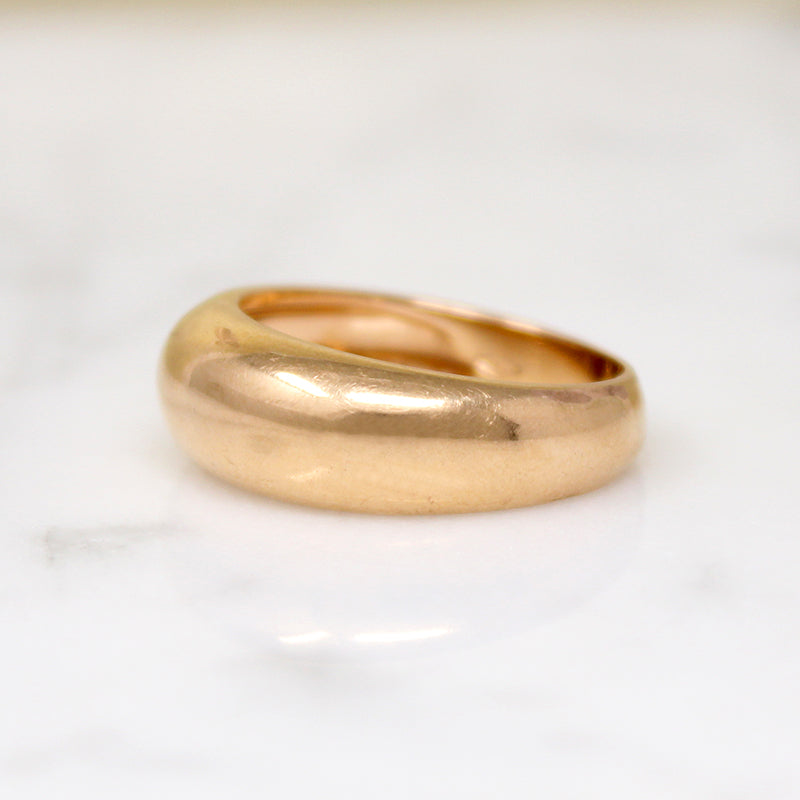 Voluptuous 18k Gold Dome Ring