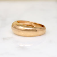 Voluptuous 18k Gold Dome Ring