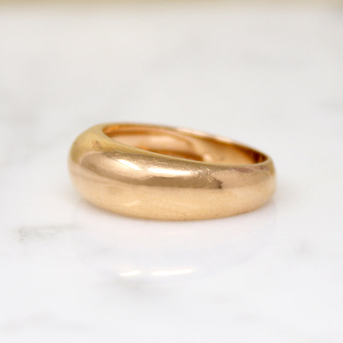 Voluptuous 18k Gold Dome Ring