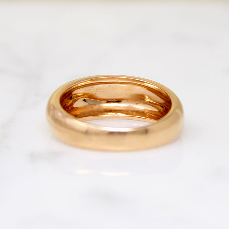 Voluptuous 18k Gold Dome Ring