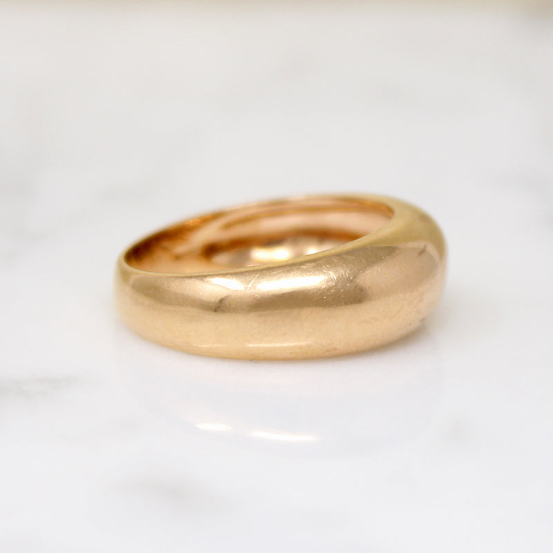 Voluptuous 18k Gold Dome Ring