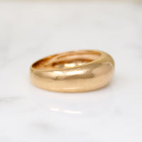 Voluptuous 18k Gold Dome Ring