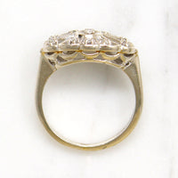 Mid Century Lacy Diamond Cluster Ring by Everwed
