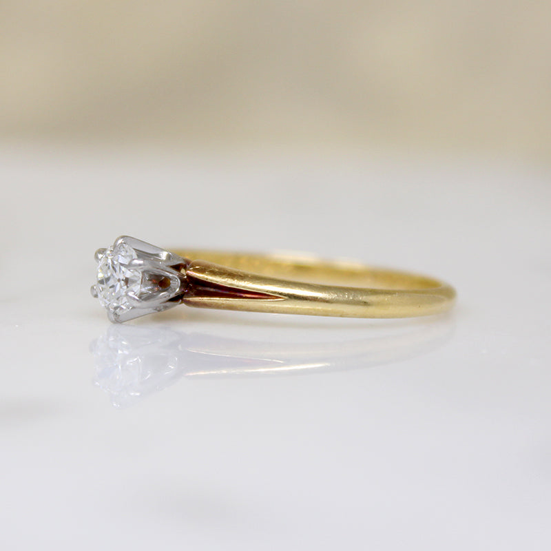 Bailey Banks & Biddle Edwardian Diamond Solitaire