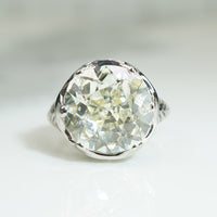 Belle of The Ball 5.87ct Old Mine Cut Diamond Solitaire