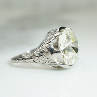 Belle of The Ball 5.87ct Old Mine Cut Diamond Solitaire