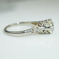 Fairytale Filigree Solitaire with 1.32ct Old Mine Diamond