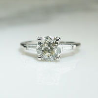 Elevated Classic 1.54ct Diamond & Platinum Engagement Ring