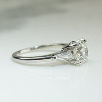 Elevated Classic 1.54ct Diamond & Platinum Engagement Ring