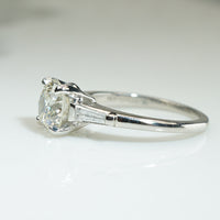 Elevated Classic 1.54ct Diamond & Platinum Engagement Ring