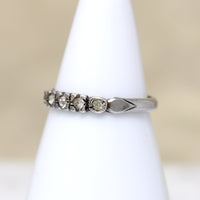 Pretty Crystal & Silver Art Deco Band